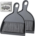 THINKLEARN 2PCS Small Dust Pan and Brush Set, Mini Broom Dustpan Kit