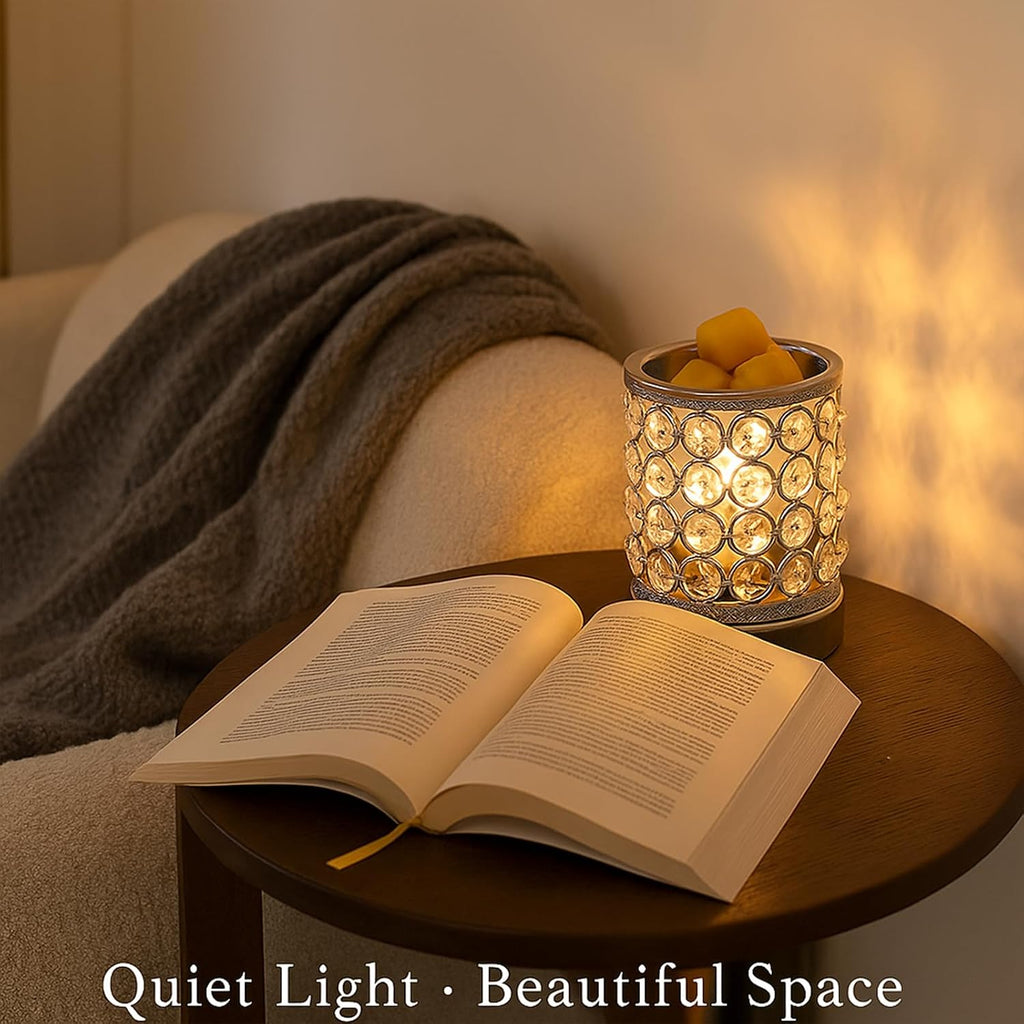 Leyoue Wax Warmer, Crystal Wax Melt Warmer with Bulb Heating