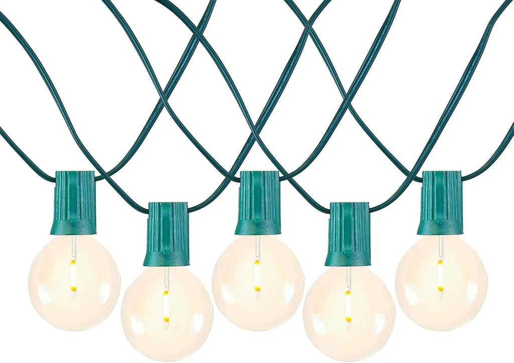 Novelty Lights 100 Feet G50 LED Patio String Lights Set, Warm White