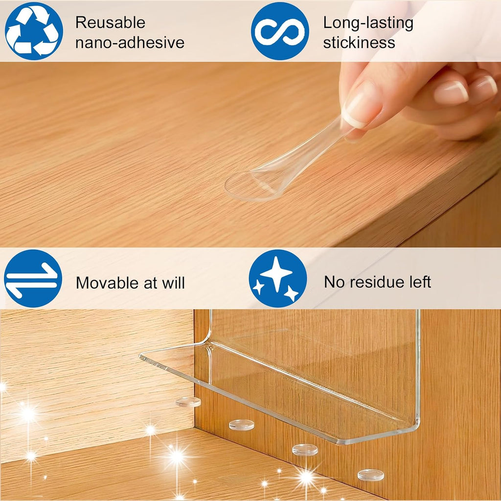 SortNStore Shelf Dividers for Closet Organization: 10" Tall x 12" Deep