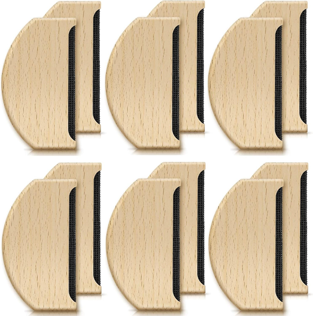 Boao 12 Pcs Wool Comb to Remove Pilling Sweater Shaver for De-Pilling