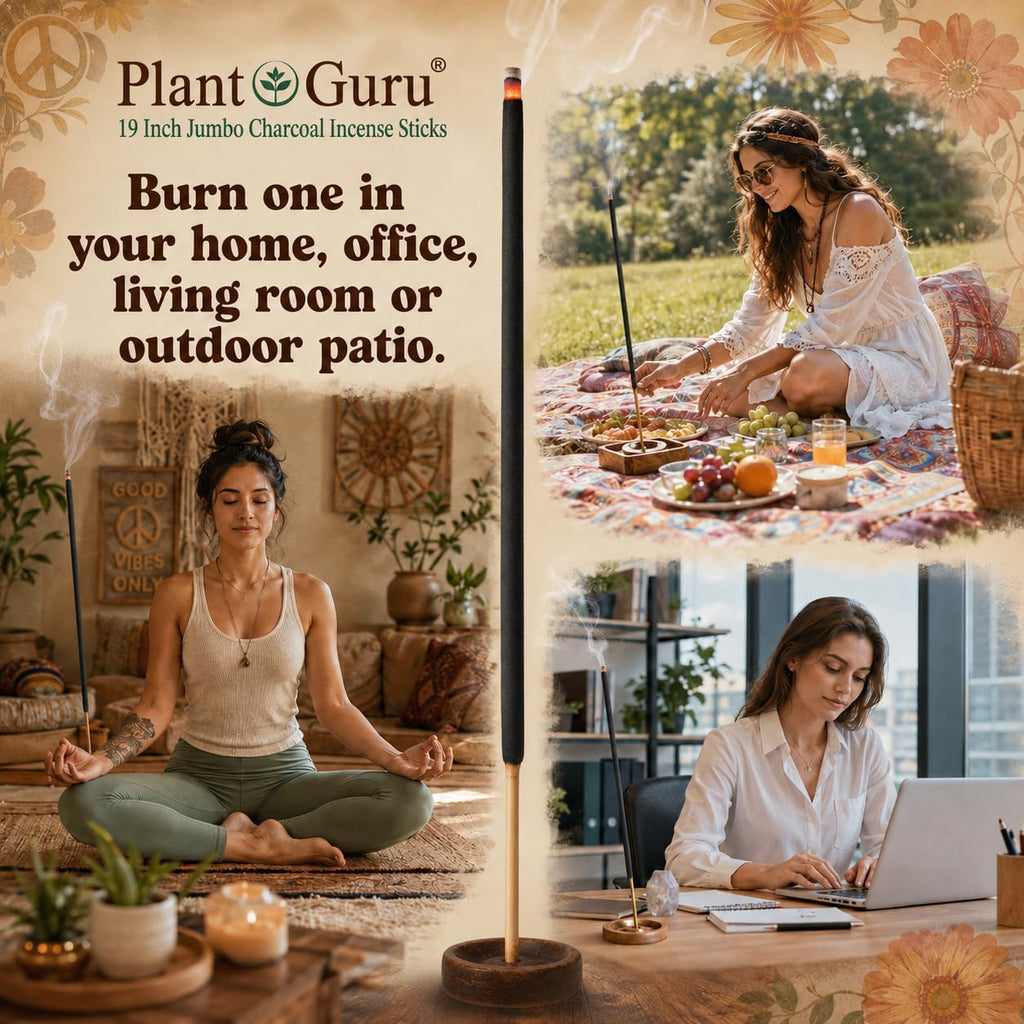 Lavender Exotic Incense Sticks Jumbo 19 Inch Long - Bulk 1 Bundle 27 to 30 Sticks - Natural 19" Extra Large with A Smooth Aroma that Burns for 3 to 4 Hours Each.