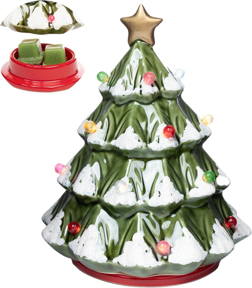 ScentSationals Tannenbaum Christmas Tree Wax Warmer for Scented Wax Melts