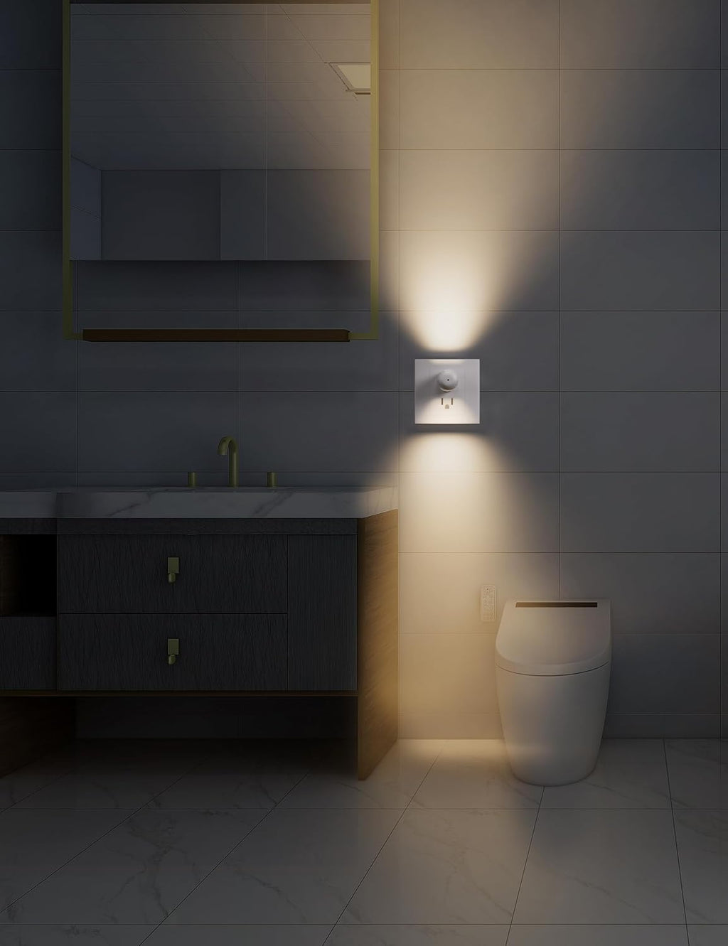 6-Pack Nightlight Plug In, Light Sensor 2700K Warm White Ambient Lighting