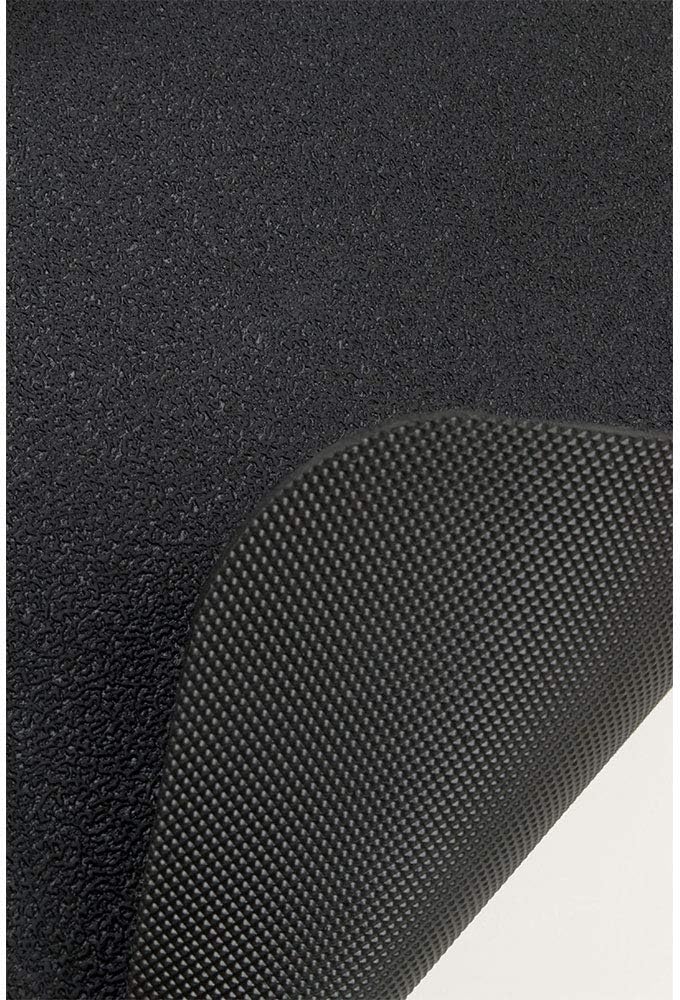 VersaTex Multi-Purpose Rubber Floor Mat for Indoor or Outdoor Use, Utility Mat for Entryway, Home Gym, Exercise Equipment, Tool Box Liner, Garage, Under-Sink, Patio, and Door Mat; 30" x 48", Black