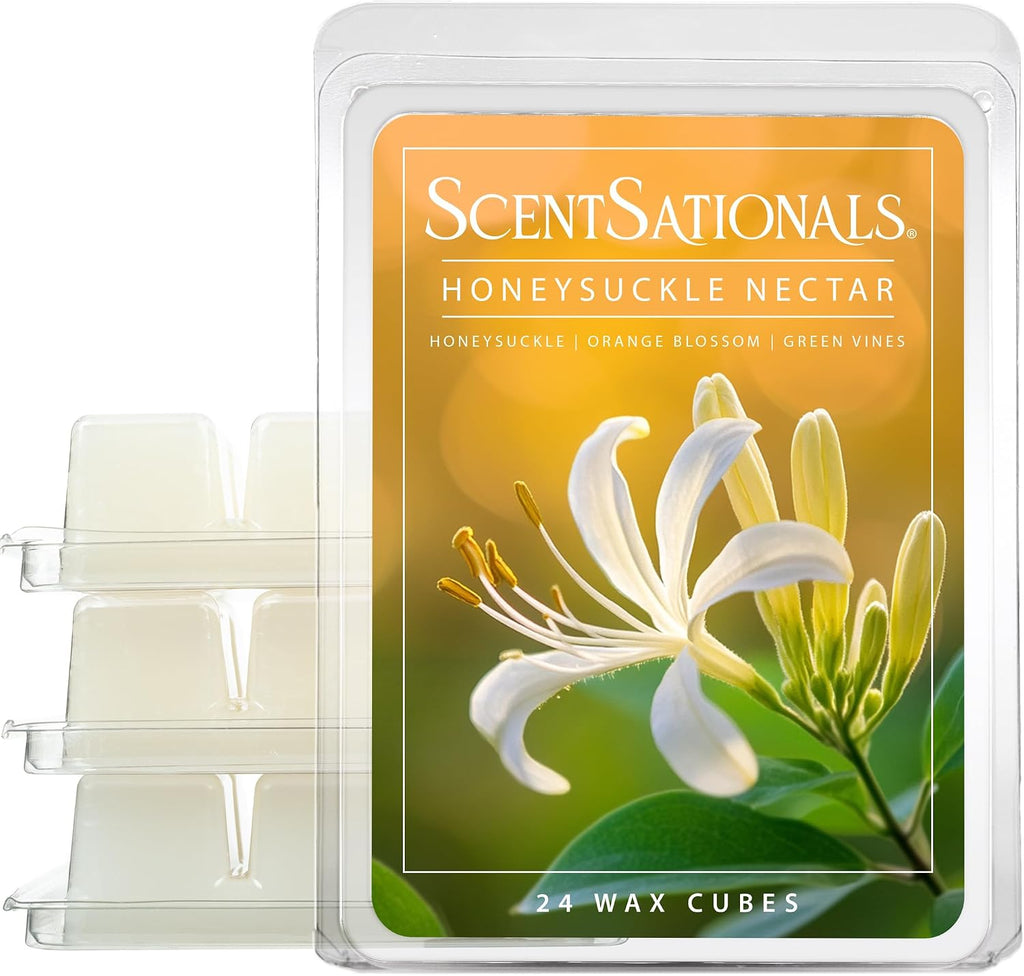 ScentSationals Honeysuckle Nectar Scented Wax Melts 10oz (24 Cubes)