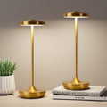 2pack LED Rechargeable Portable Cordless Table Lamp (2pack Gold)