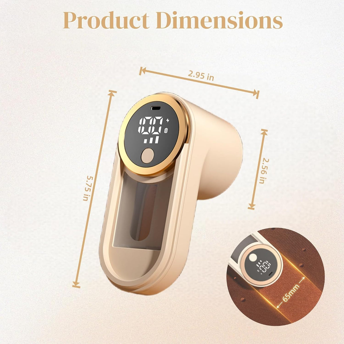 Rechargeable Fabric Shaver (Smart Gray)