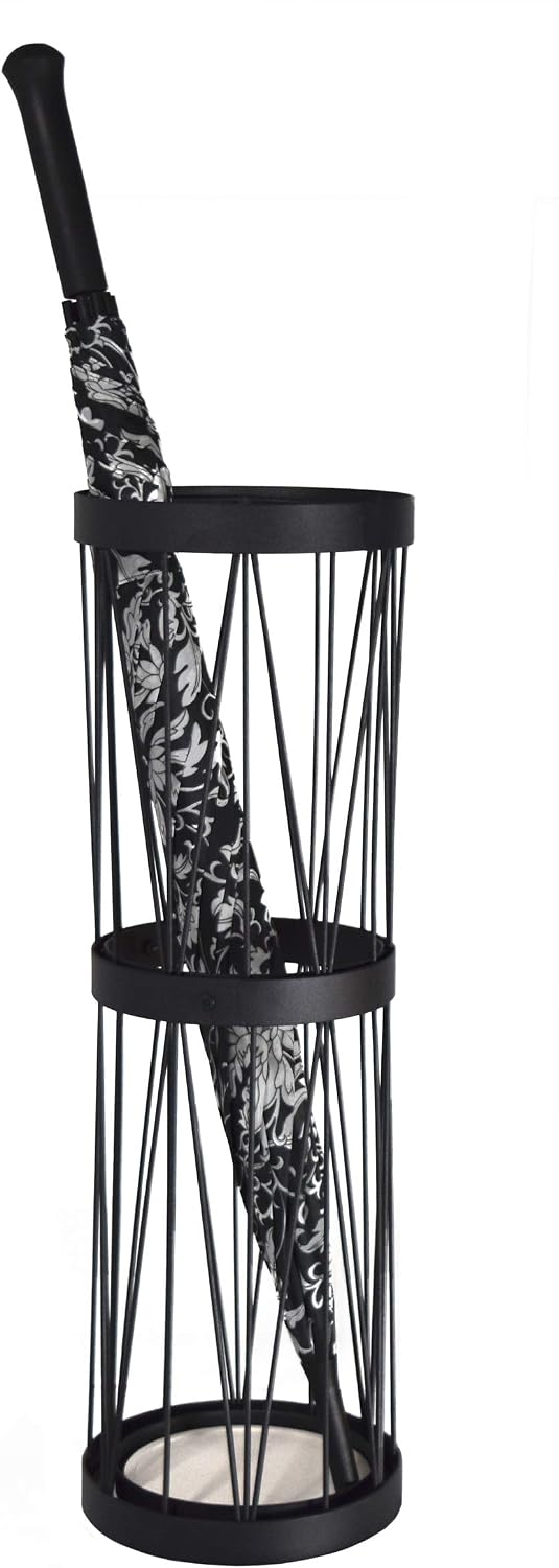 Mango Steam Pluvian™ Soakstone™ Umbrella Holder (Tall, Black)