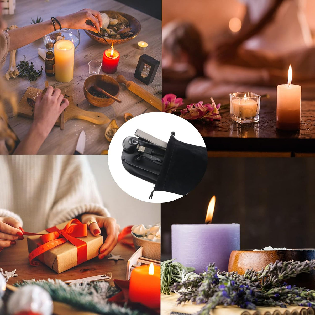 5IN1 Candle Accessory Set for Aromatherapy Candle Lover Gift