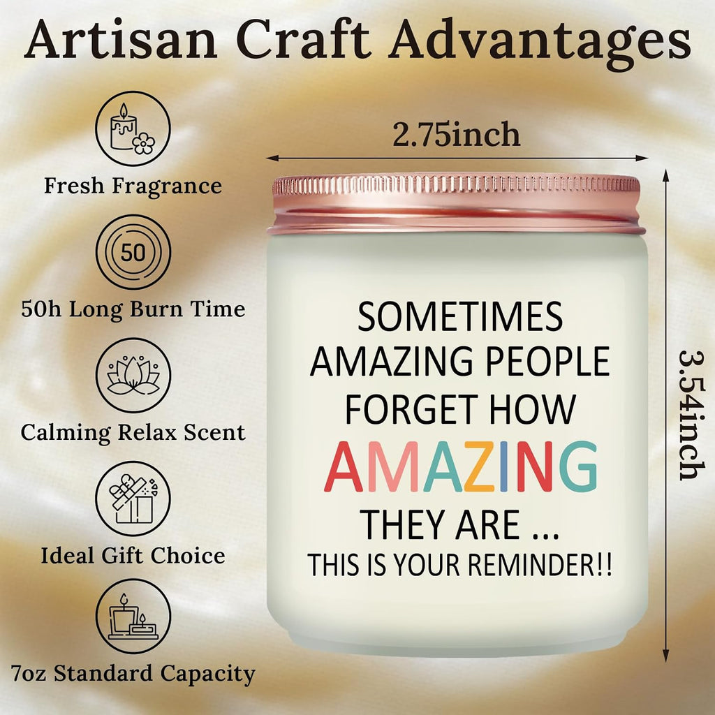 Birthday Gifts for Women, You're Amazing Candle, Gifts for Women