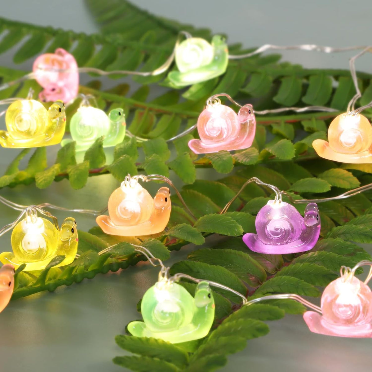 Impress Life Snail String Lights, USB & Battery Operated Fairy Lights