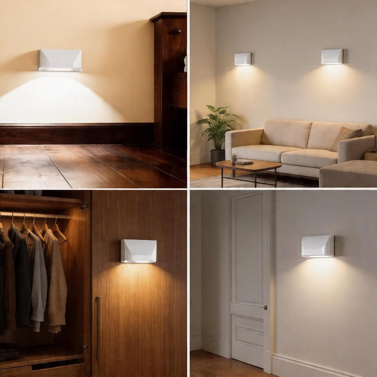 Motion Sensor Key Light for Door，Small Night Lights Battery Powered White