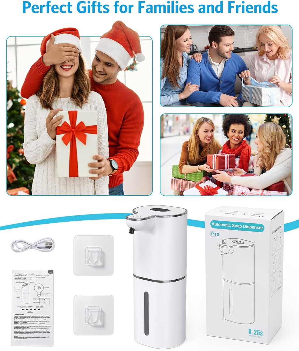 Automatic Liquid Soap Dispenser Touchless, 6-Level, Rechargeable