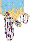 Ice Cream Drip Baseball Wooden Necklace Organizer Holder,Sports Ring Holder