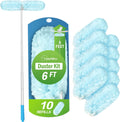 TidyBliss 6 ft Extendable Dusters for Cleaning Compatible with Swiffer