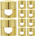 SmallCat 10 Sets Charger Holders for Cords, Metal Cord Holder -Gold