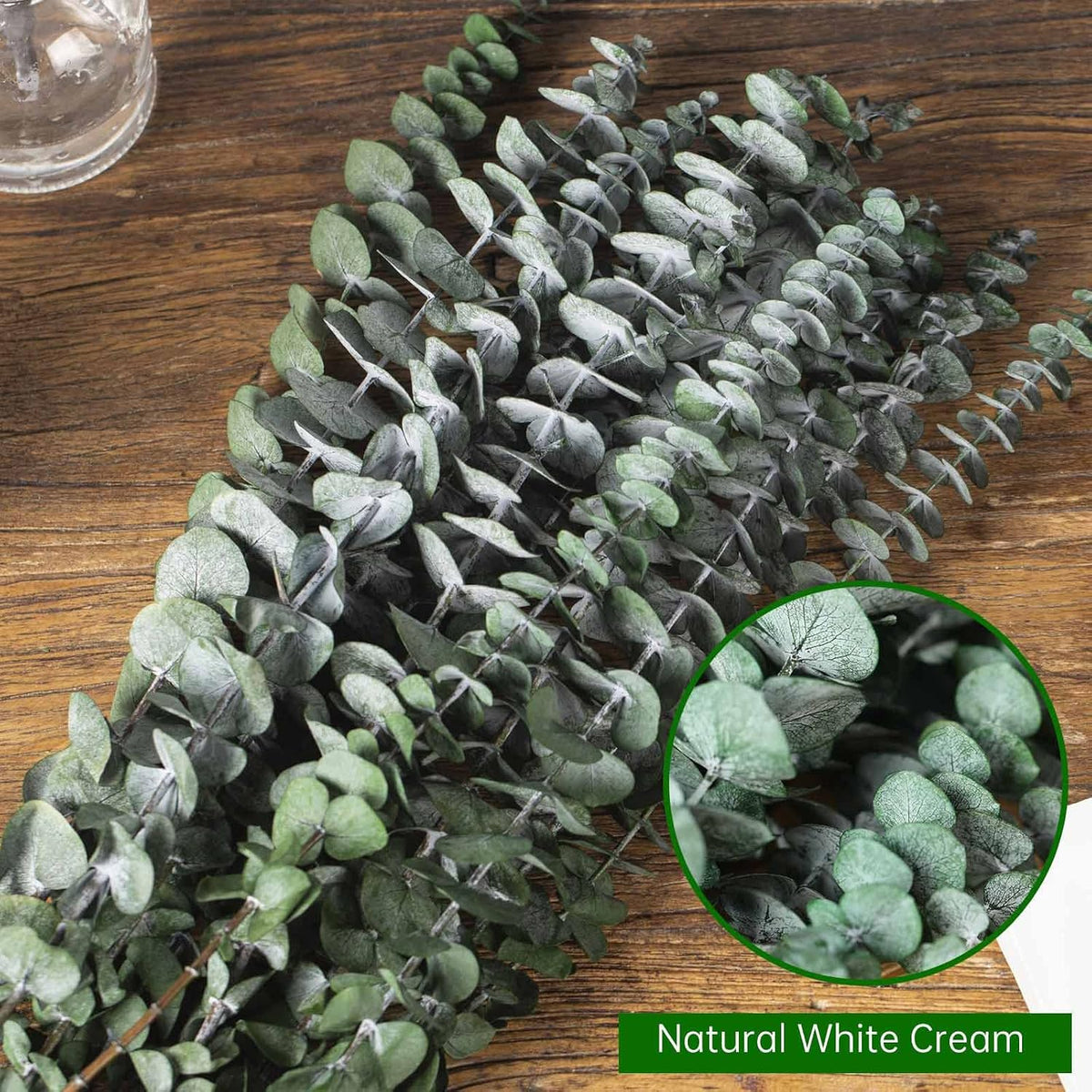 10 Pcs Dried Eucalyptus Stems, 17'' Real Hanging Eucalyptus for Shower