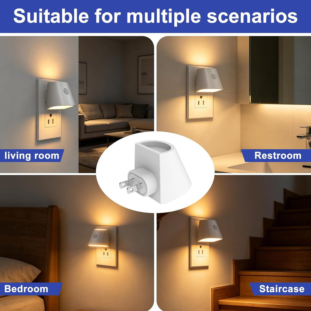 LED Night Lights Plug into Wall,Dusk to Dawn Sensor Night Light