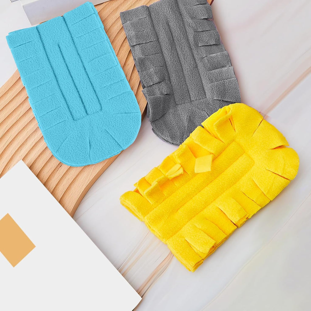 12 Pcs Reusable Duster Refills Washable Pads, Yellow,Grey, Turq