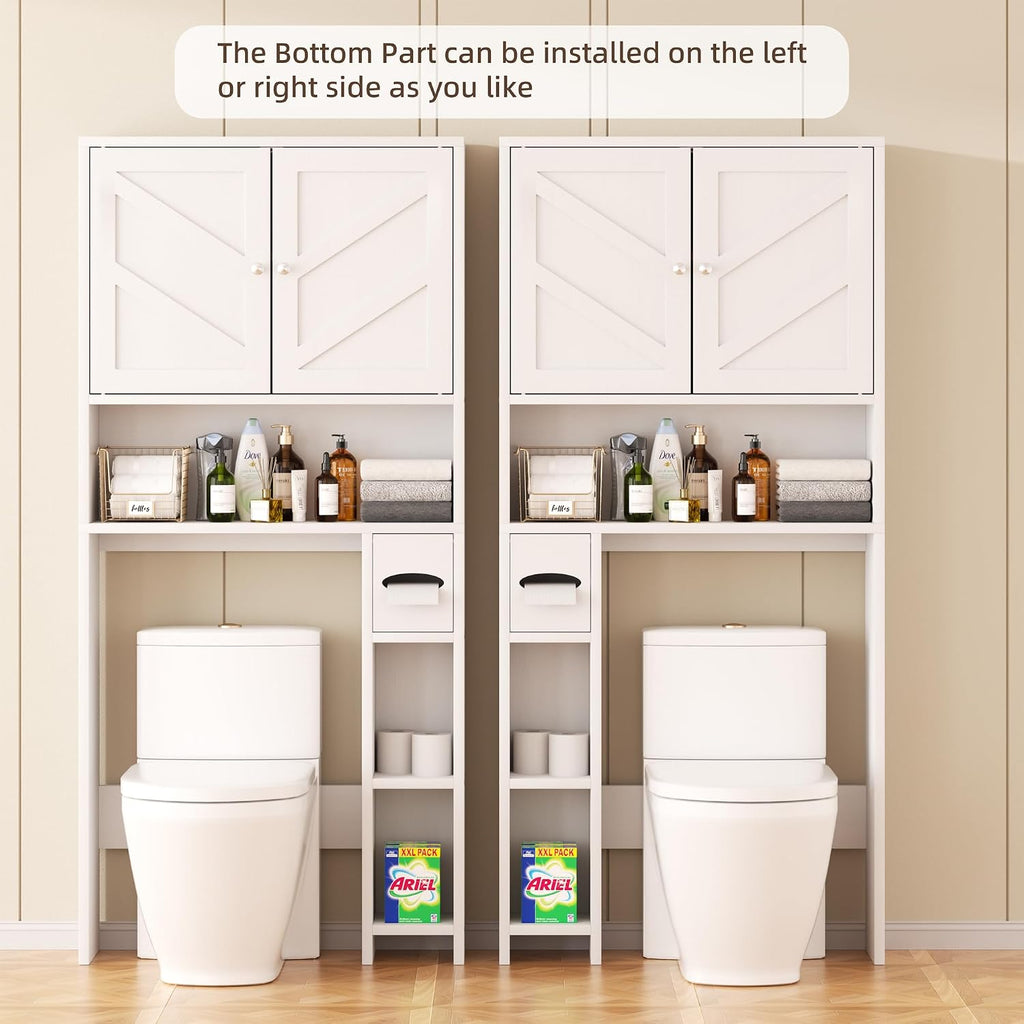 Shintenchi Over the Toilet Storage Cabinet, Bathroom Shelf Organizer