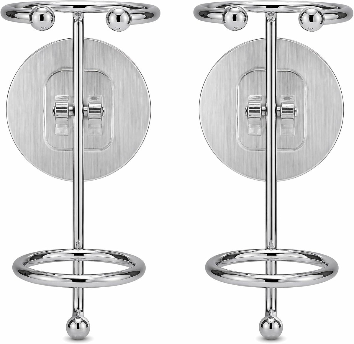 Cast Iron Electric Toothbrush Holder Wall Mount, 2 Pack
