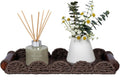 CubesLand Bathroom Toilet Paper Tray Organizer, Scalloped Decorative Tray