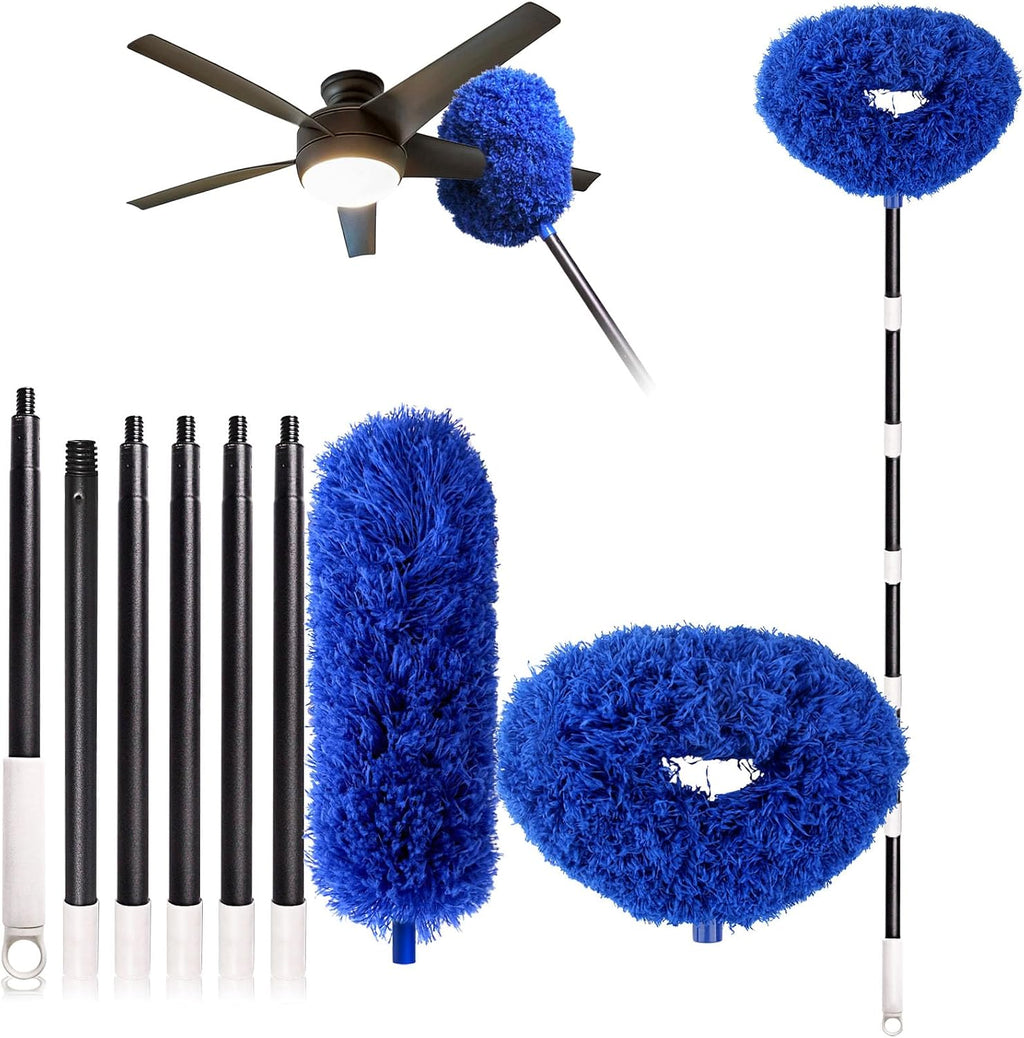 Ceiling Fan Cleaner Duster with Extension Pole, 15–88 Inch Long Duster