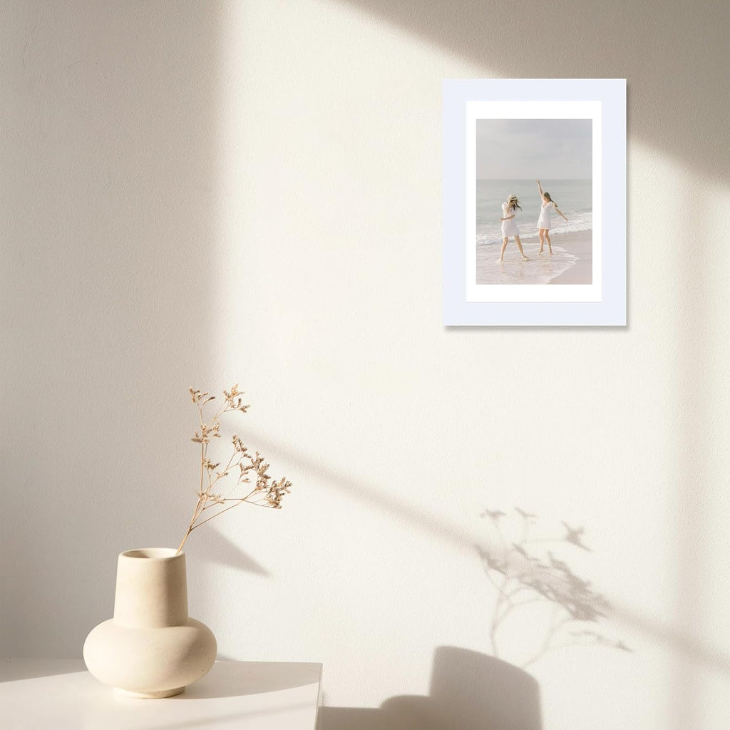 JCJMY 18 Packs 4x6 Picture Frames White, 4x6 Frames Bulk, Gallery Wall Frame Set, 4 by 6 Frame Set of 18, Collage Wall Decor Photo Frames Set for Wall Hanging and Tabletop, White