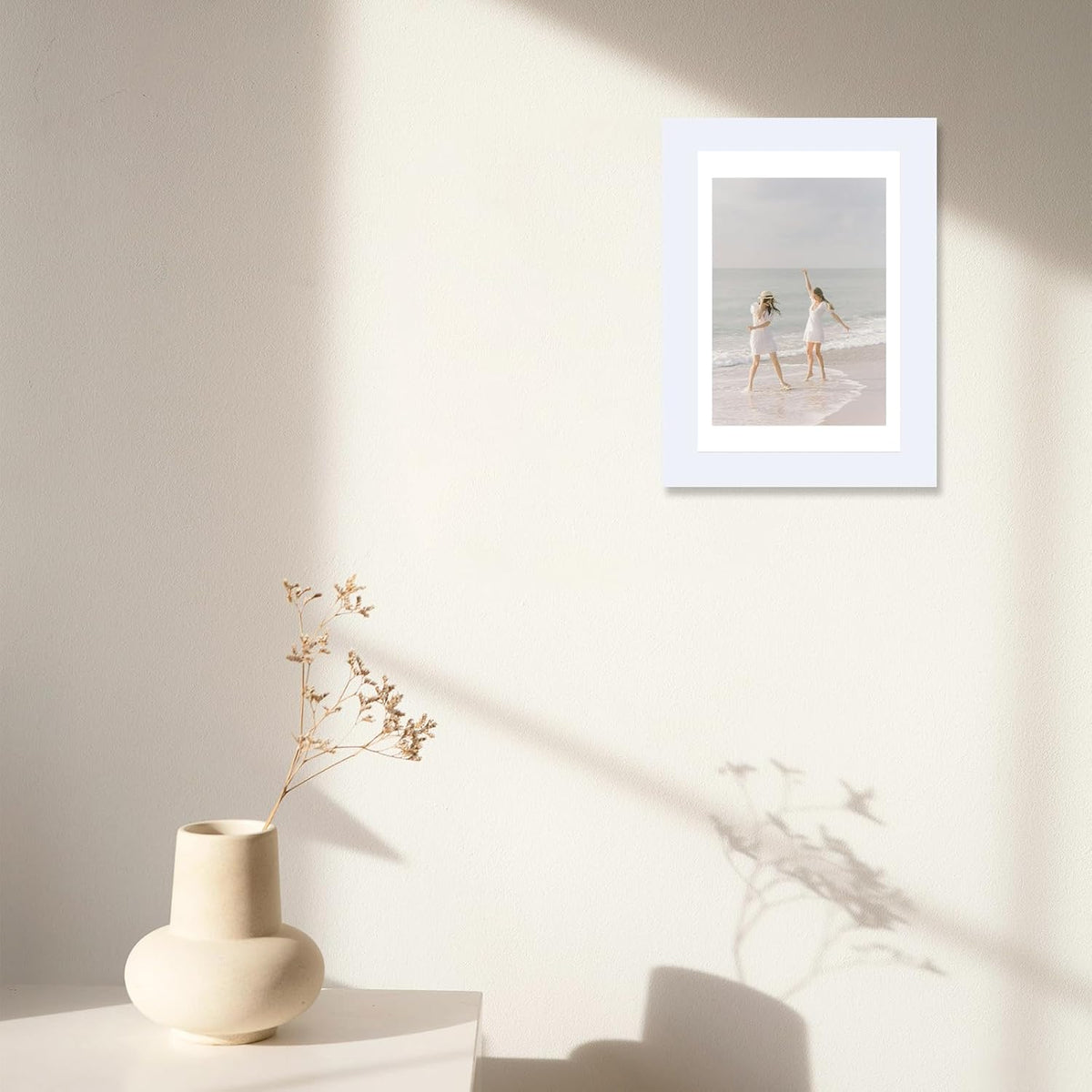 JCJMY 18 Packs 4x6 Picture Frames White, 4x6 Frames Bulk, Gallery Wall Frame Set, 4 by 6 Frame Set of 18, Collage Wall Decor Photo Frames Set for Wall Hanging and Tabletop, White