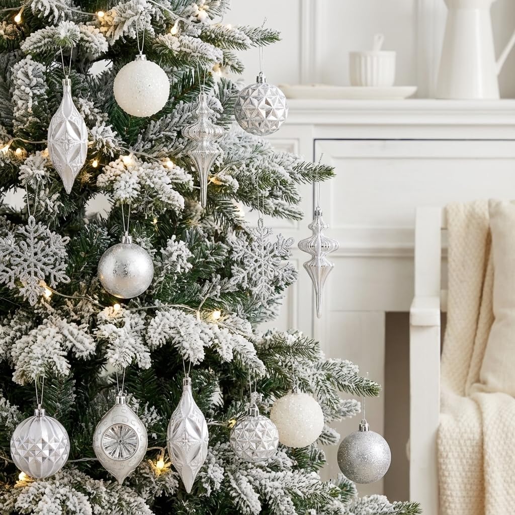 Valery Madelyn 50ct Christmas Tree Decorations Ball Ornaments Set