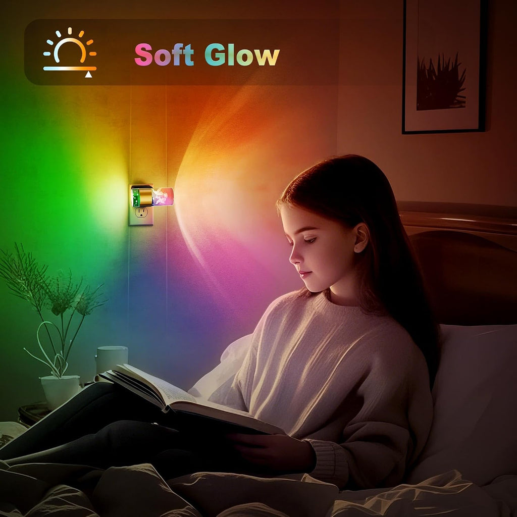 JandCase Night Lights Plug into Wall, Angel Night Light