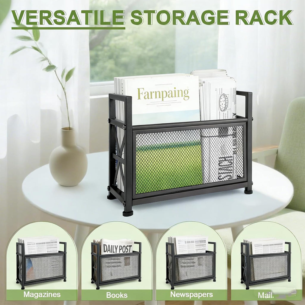 Black Magazine Holder, Magazine File Holder