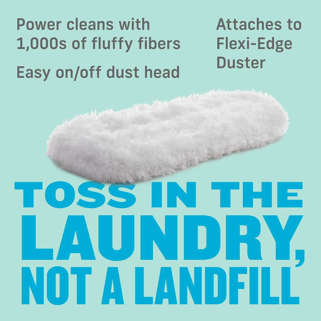 E-Cloth Flexi-Edge Floor & Wall Duster Head, Reusable - 1 Pack