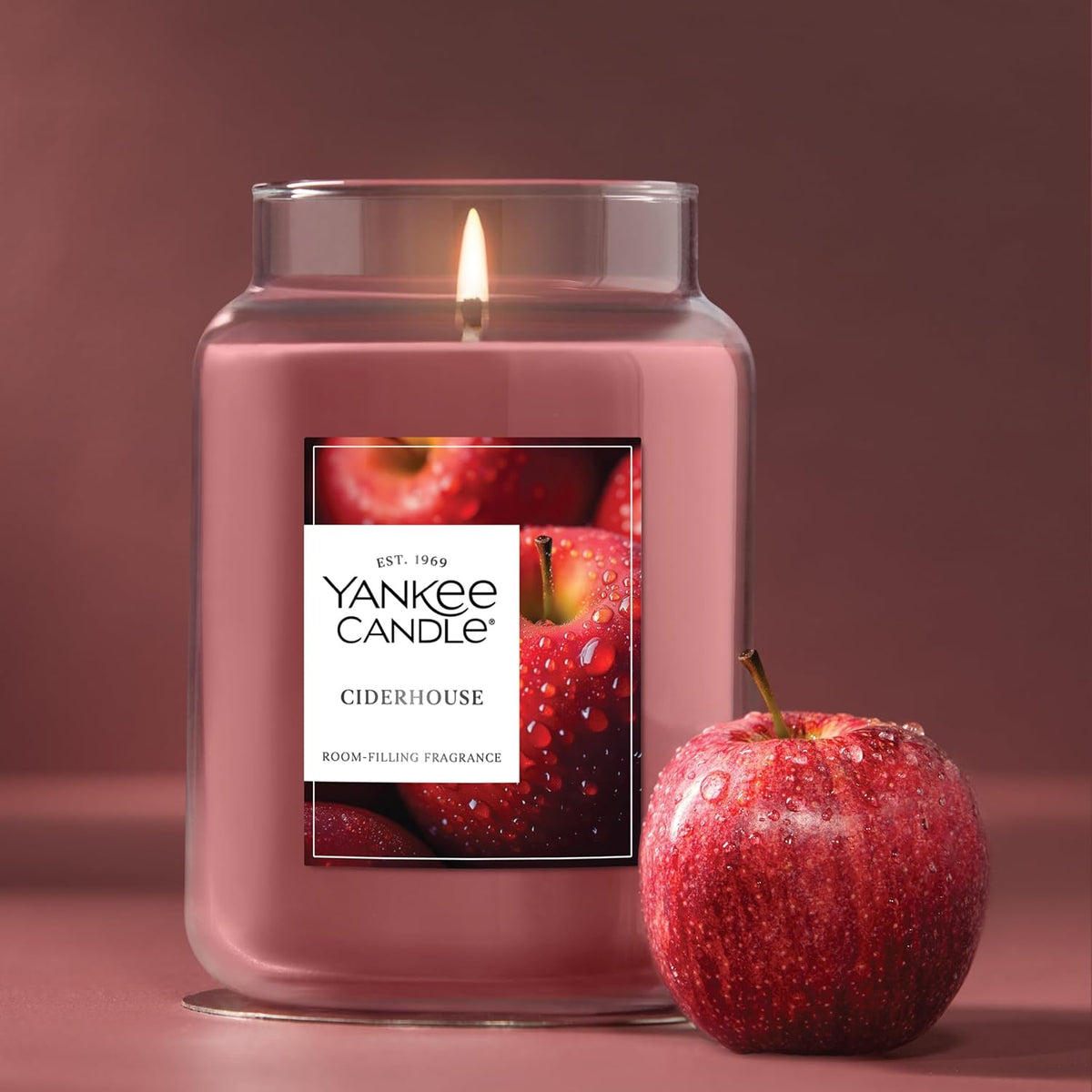 Yankee Candle Ciderhouse Scented Candle, 22oz Large Jar