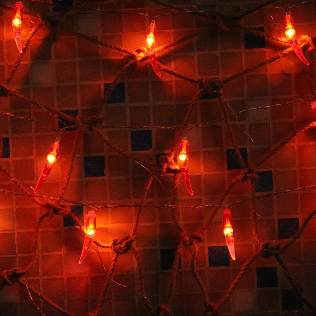 Red Chili String Lights,20ft 40 LED Chili String Lights Battery Operated Remote Contol Fairy Lights for Wedding, Chinese New Year,Spring Festival,Party Decoration,Christmas