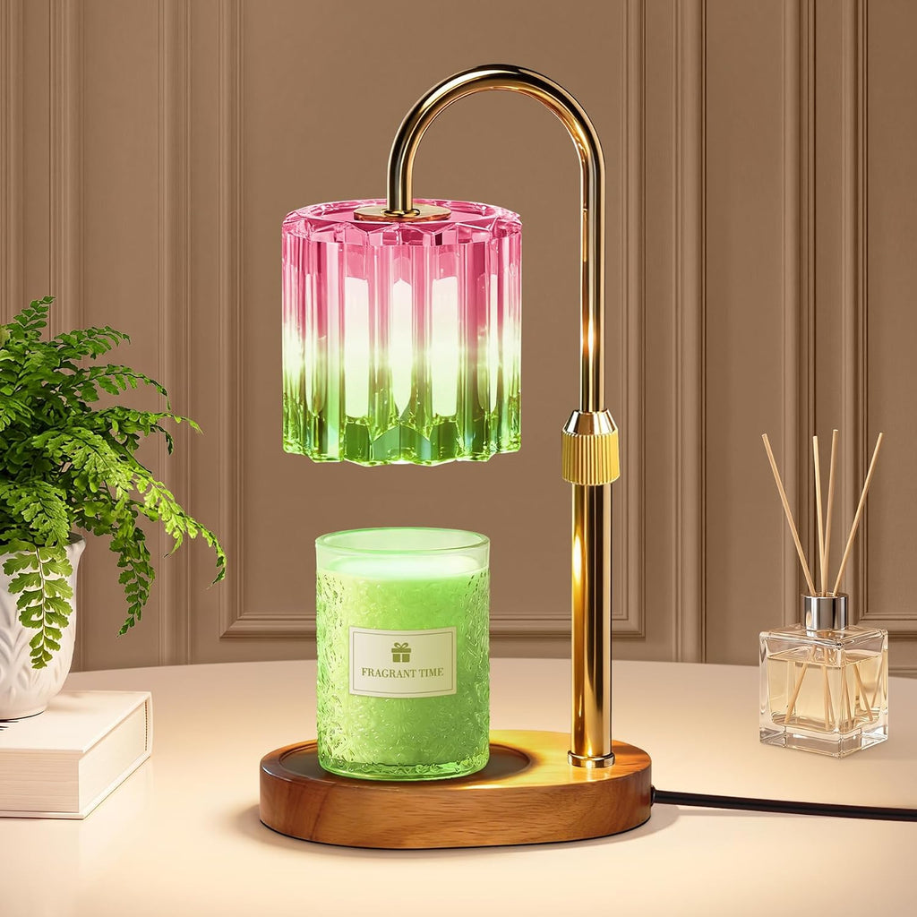 Candle Warmer Lamp, with Timer Dimmer Adjustable Height, Home Decor, Room Decor, Wax Melt Warmer for Candles, Gifts for Mom, Gifts for Mother's Day, Birthday Gifts for Women
