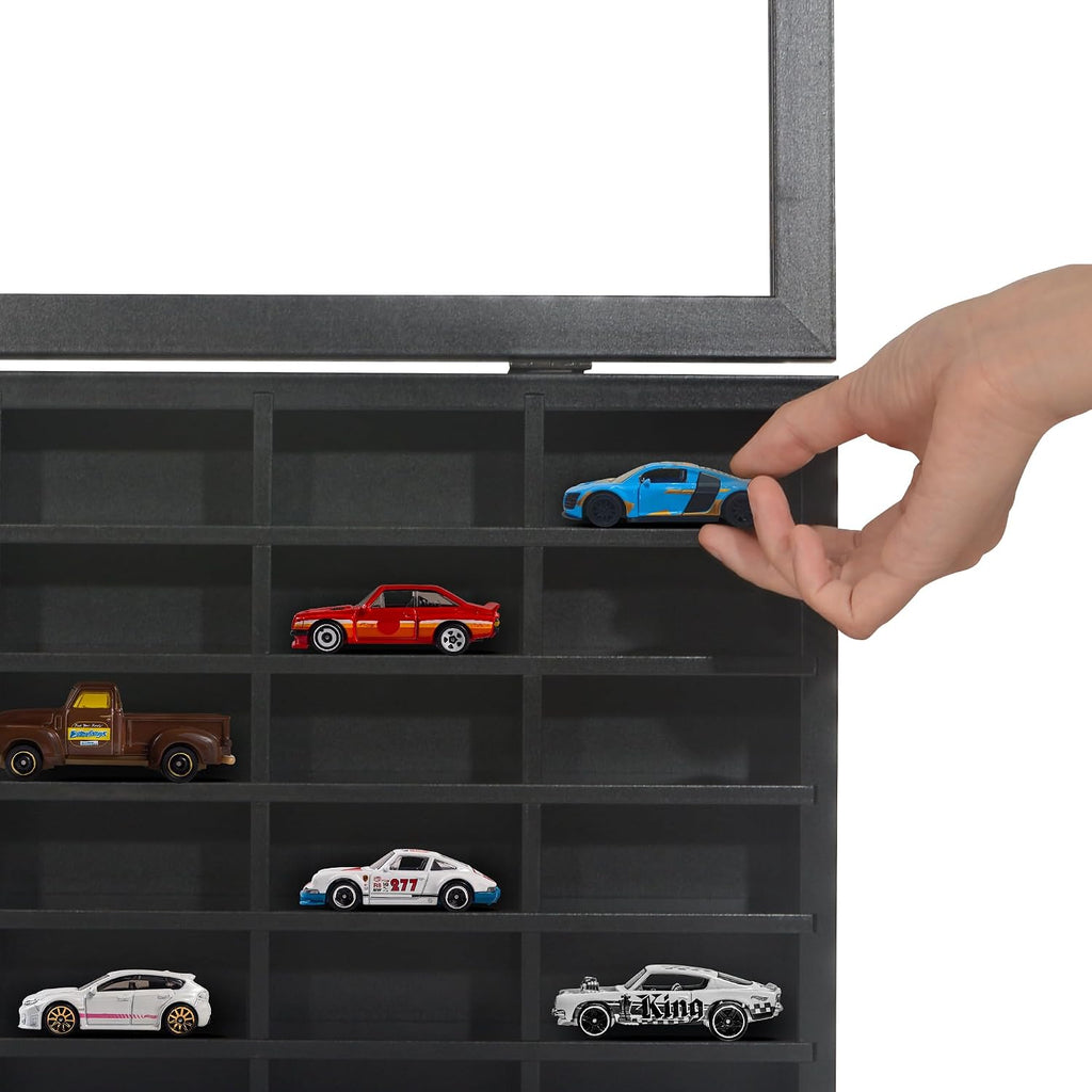 Americanflat 11x18 Toy Car Display Case - Black