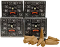 Satya Nag Champa Incense Cones for Meditation and Yoga, 48 Pieces, 4 Packs (Incense Dhoop Cones, SuperHit)