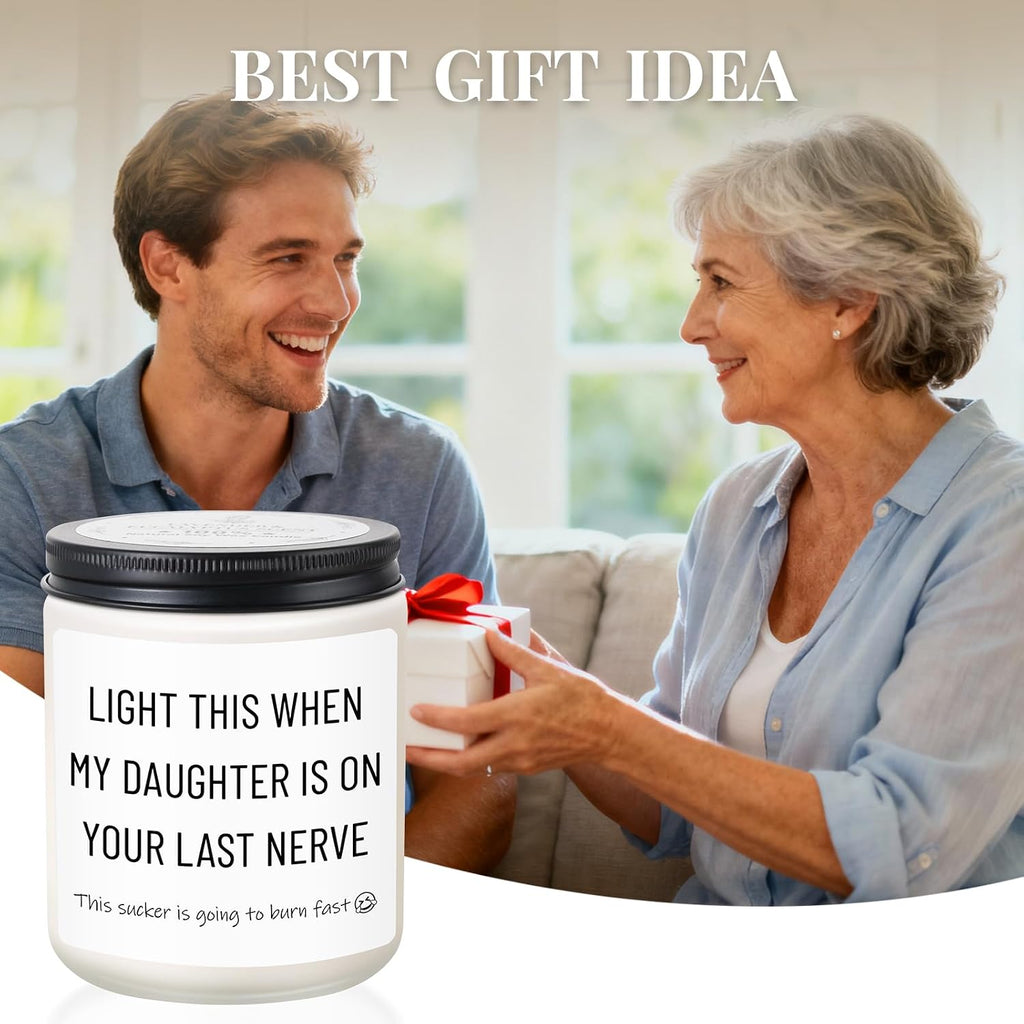 Son in Law Gifts, Funny Son-in-Law to be Candle Gifts, Lavender Scent