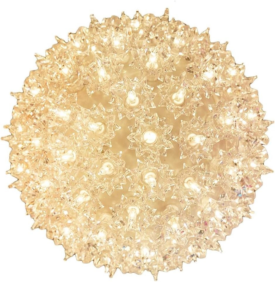 Novelty Lights 10in 150 Light Twinkling Starlight Sphere, Clear, Outdoor