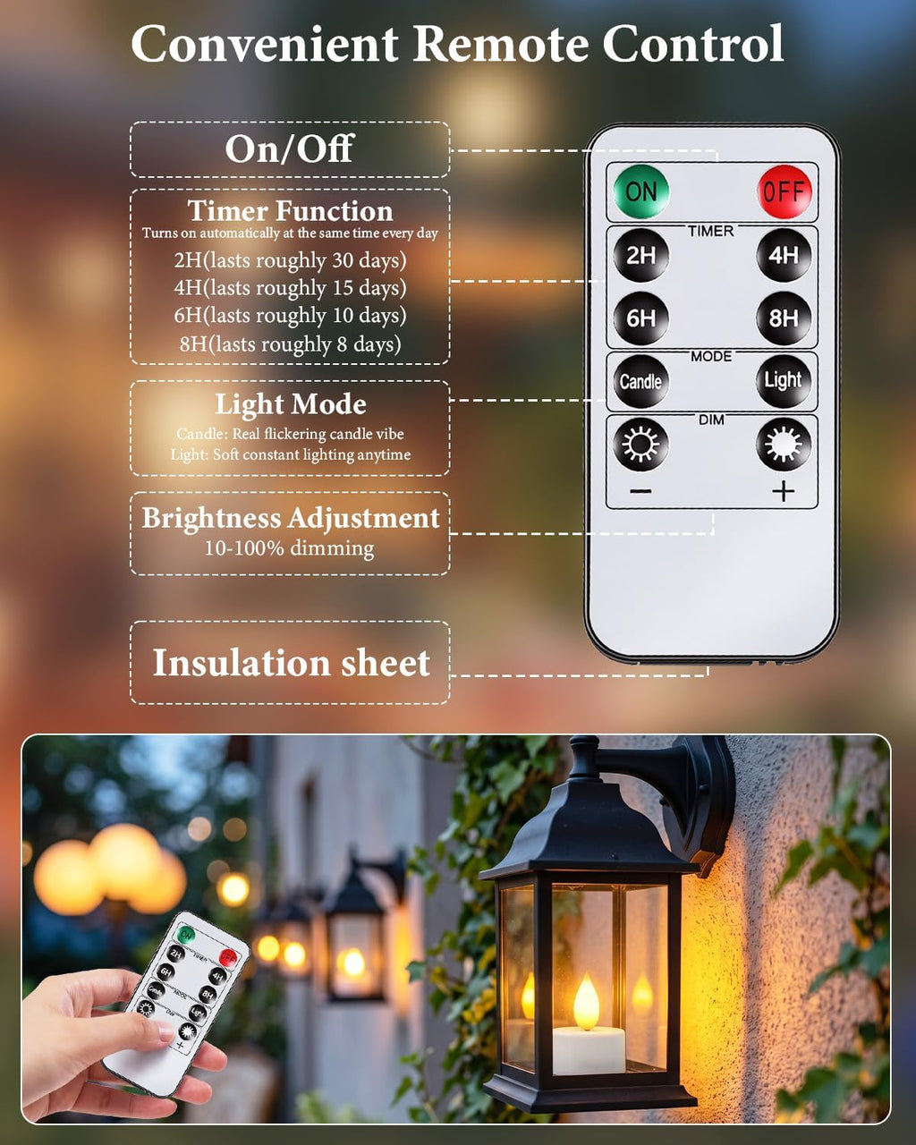 TOWPONICS Rechargeable LED Tea Lights, 8 Pack Flameless Candles