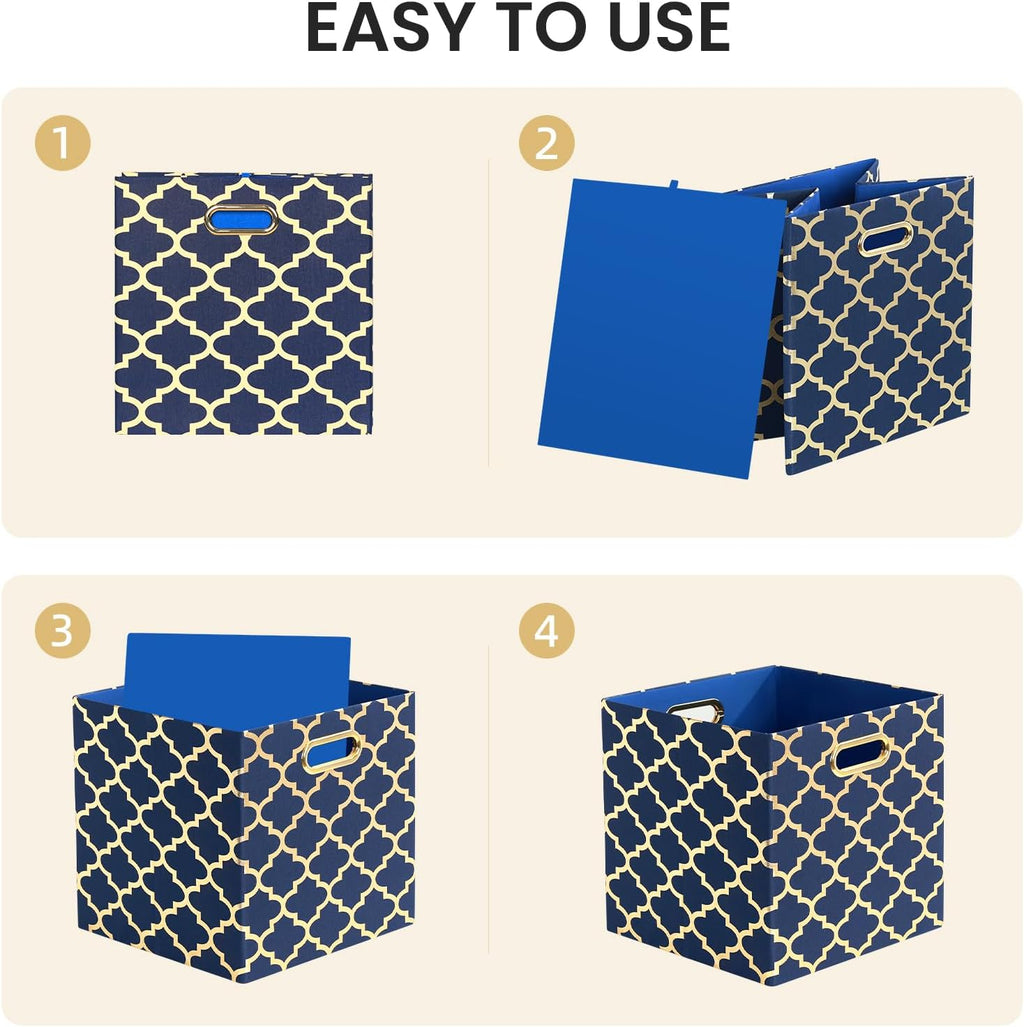 11x11x11 Storage Cube Bins, Collapsible Storage Bins Fabric Storage Cubes