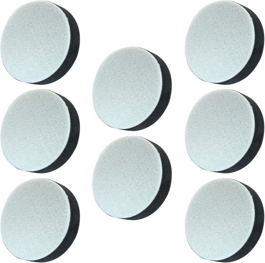 8 Pcs Self-Adhesive Small Furniture Bed Risers Black