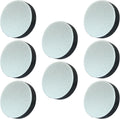 8 Pcs Self-Adhesive Small Furniture Bed Risers Black