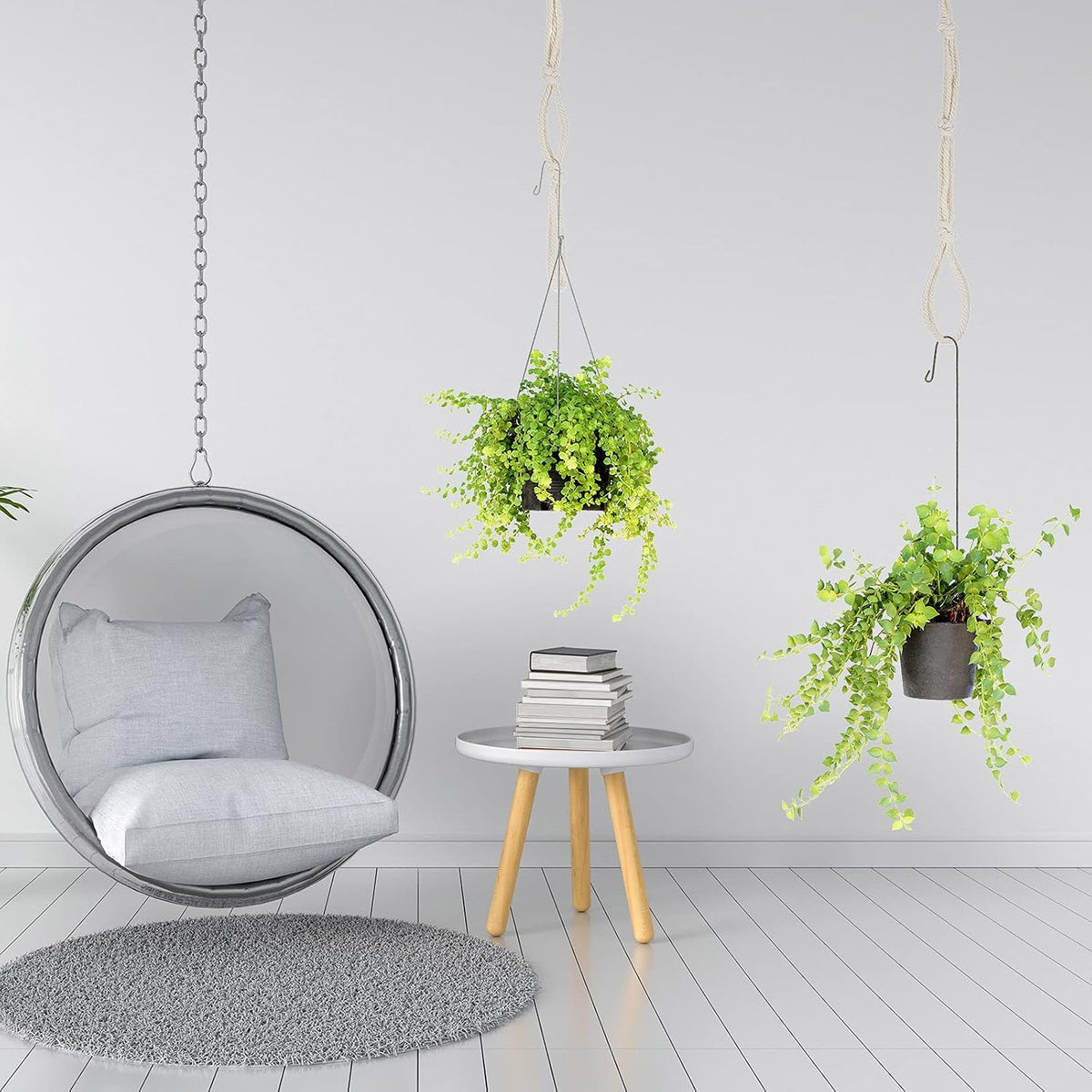 4 Pcs Macrame Hanging Plant Extender, Adjustable Plant Hanger Extender
