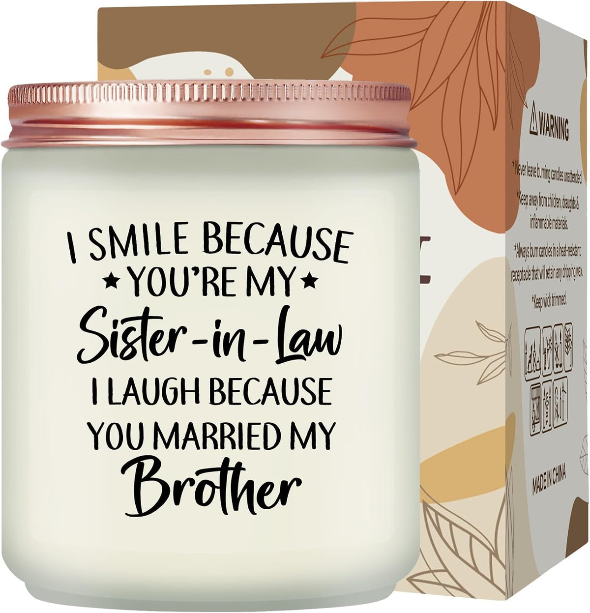 Maybeone Sister-in-Law Gifts - Christmas Birthday Wedding Gifts