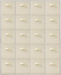 Storage Bins, 11 Inch Fabric Storage Cubes, Collapsible Cube Storage Box, Fabric Closet Organizers with Handle for Home, Office, Cabinet, Closets, Bedroom, Living Room, Beige, 20 Set