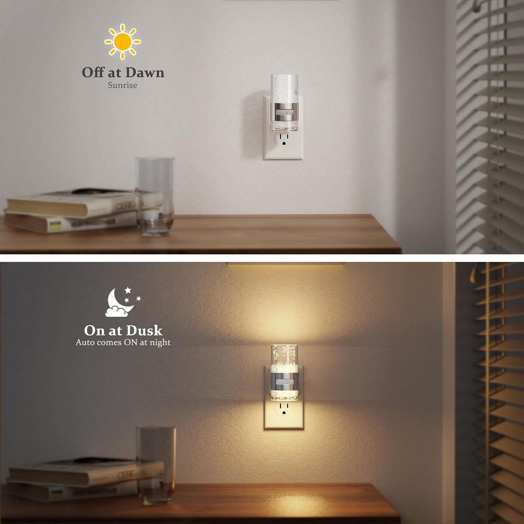 JandCase Motion Sensor Night Light, Dimmable Night Lights Plug Into Wall