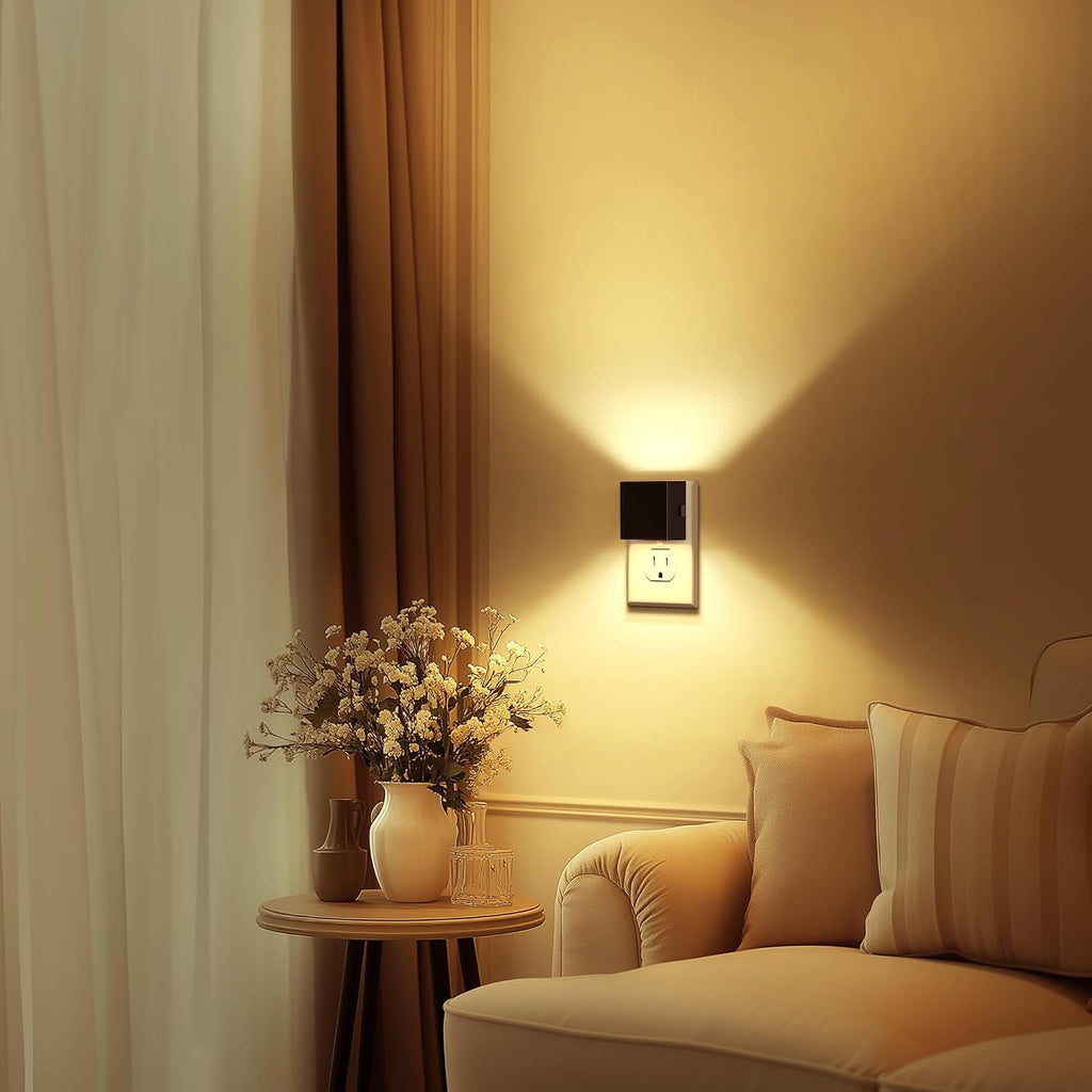 DORESshop Night Lights Plug into Wall,[2 Pack] Plug in Night Light,3CCT